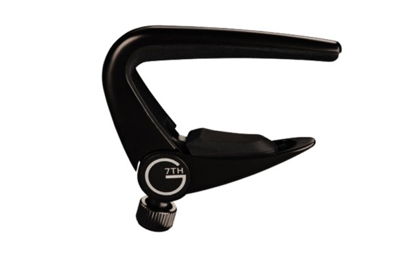 G7th Newport Steel String Satin Black