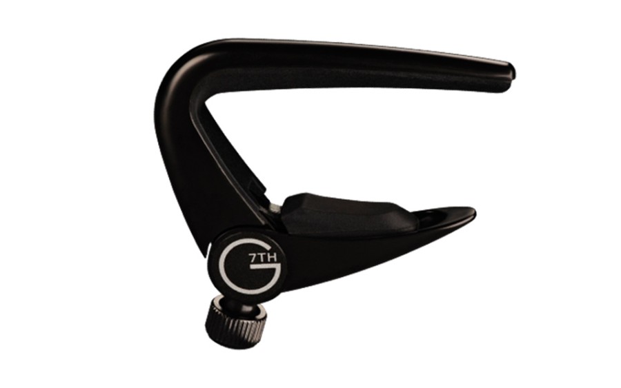 G7th Newport Steel String Satin Black