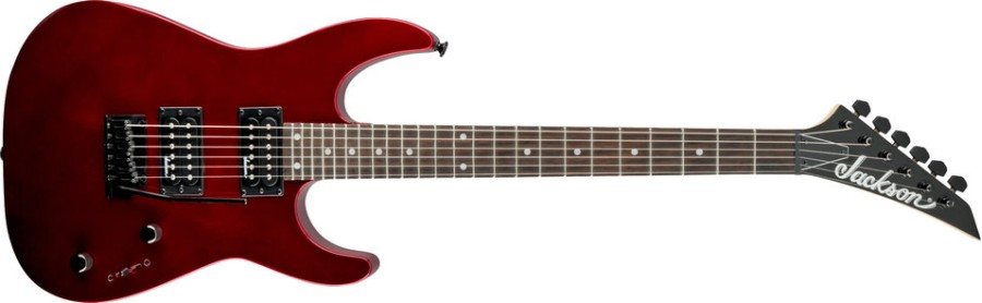 Jackson Dinky® JS12 AH FB, 24 Fr, Metallic Red