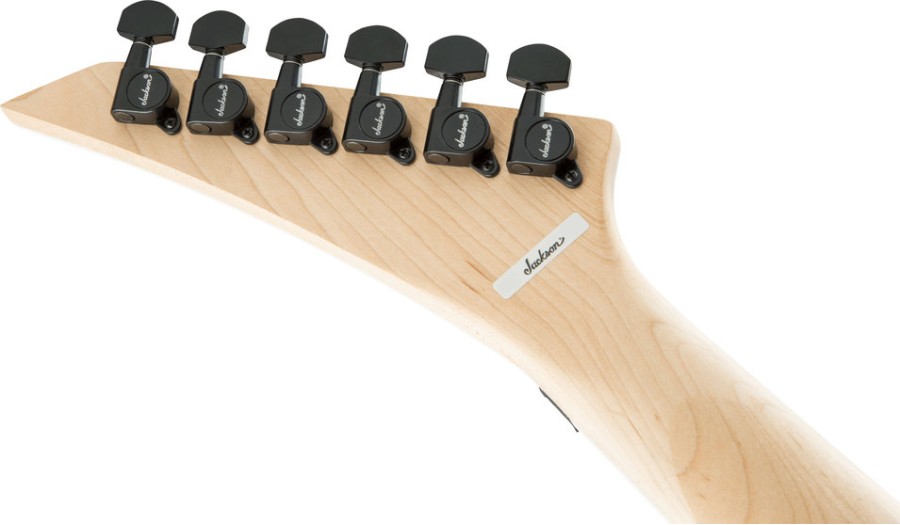 Jackson King V™ JS32, Black with White Bevels