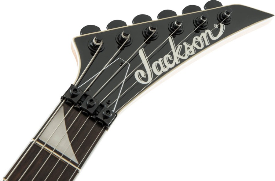 Jackson King V™ JS32, Black with White Bevels