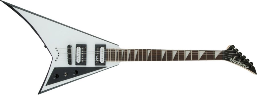 Jackson Rhoads JS32T, White with Black Bevels