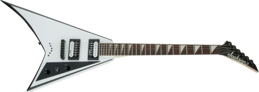Jackson Rhoads JS32T, White with Black Bevels
