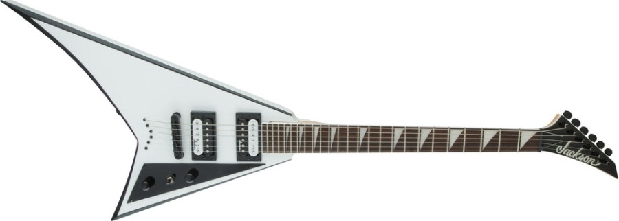 Jackson Rhoads JS32T, White with Black Bevels