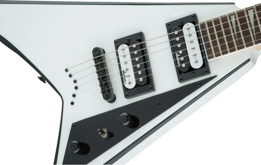 Jackson Rhoads JS32T, White with Black Bevels