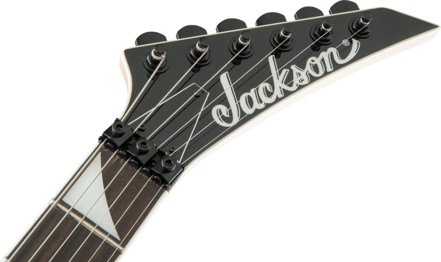 Jackson JS Series Rhoads JS32, Amaranth Fingerboard, Black with White Bevels