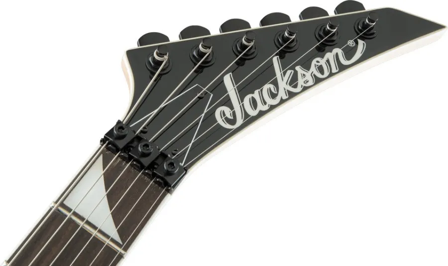 Jackson JS Series Rhoads JS32, Amaranth Fingerboard, Black with White Bevels