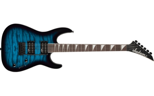 Jackson JS Series Dinky® JS20 DKQ 2PT, Amaranth Fingerboard, Transparent Black Burst
