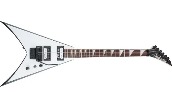 Jackson King V™ JS32, White with Black Bevels
