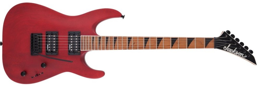 Jackson Dinky® Arch Top JS24 DKAM, Red Satin