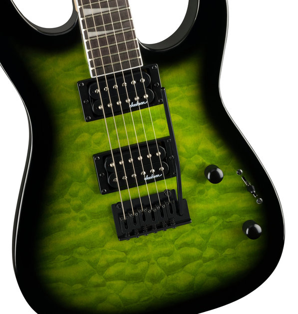 Jackson Dinky® JS20 DKQ 2PT, Transparent Green