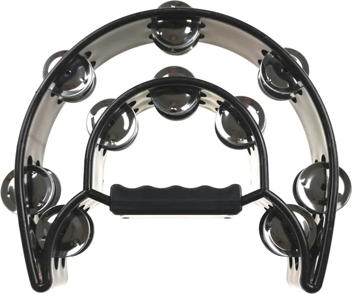 Double Row Tambourine Kera Audio TW-20 black