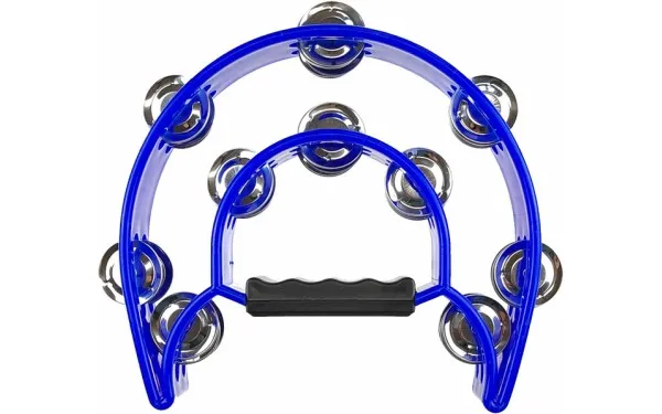 Double Row Tambourine Kera Audio TW-20 blue