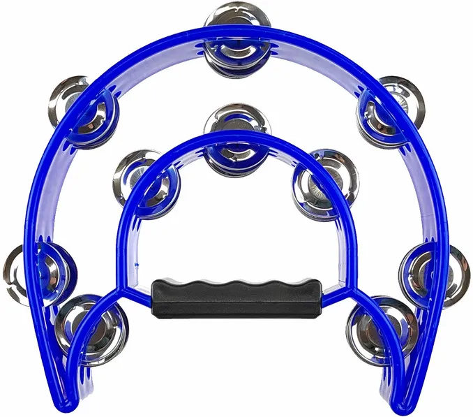 Double Row Tambourine Kera Audio TW-20 blue