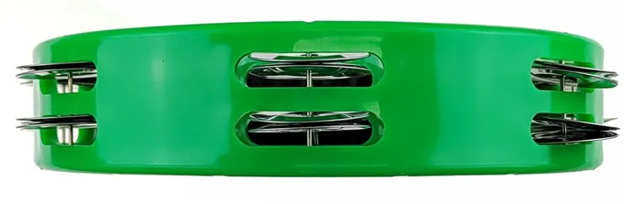 Double Row Tambourine Kera Audio TW-20 green