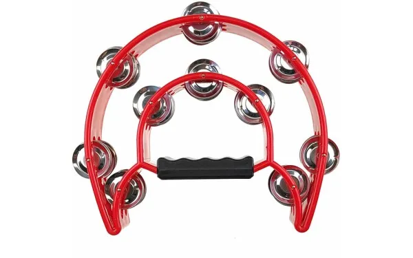 Double Row Tambourine Kera Audio TW-20 red