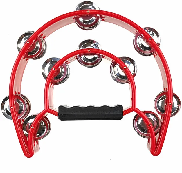 Double Row Tambourine Kera Audio TW-20 red
