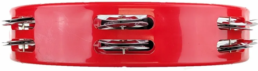 Double Row Tambourine Kera Audio TW-20 red