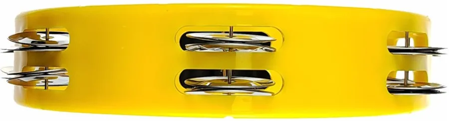 Double Row Tambourine Kera Audio TW-20 yellow