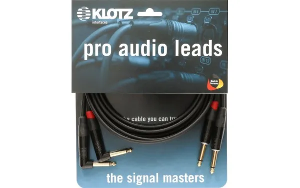 Klotz Key Master Mono Patch, 6.3mm / 6.3mm L, 9m