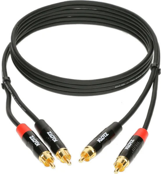 Klotz PRO TwinCable, 2x RCA / 2x RCA, 0.9m
