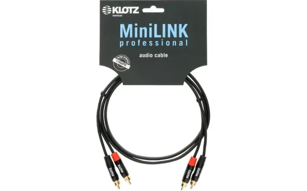 Klotz PRO TwinCable, 2x RCA / 2x RCA, 0.9m