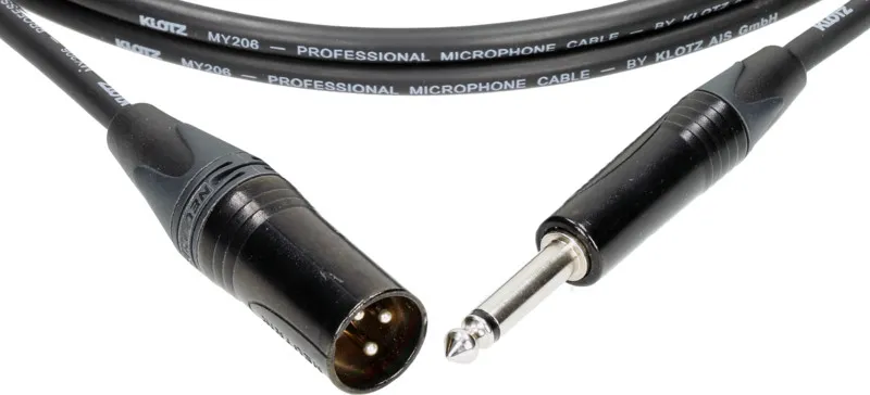 Klotz M1 Mic Cable, XLR-M / 6.3mm, 10m