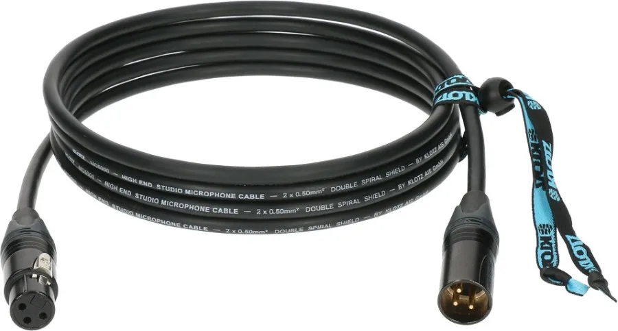 Klotz M5 Mic Cable, XLR-F / XLR-M, 2m