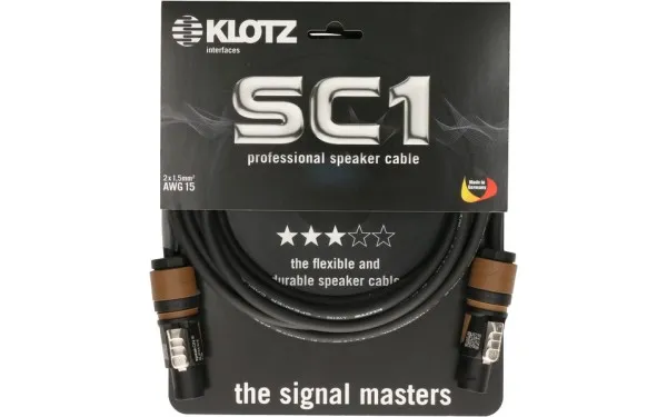 Klotz SC-1 Speaker Cable, SpeakON / SpeakON, 5m