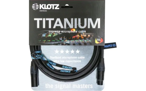 Klotz Titanium Mic Cable, 5m