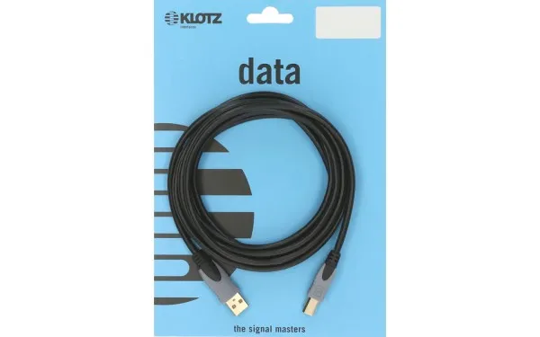 Klotz USB 2.0 кабел, USB-A / USB-B, 1.5m