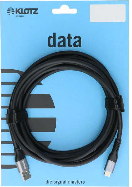 Klotz USB 3.1 кабел, USB-A / USB-C, 0.5m