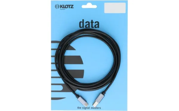 Klotz USB 2.0 кабел, USB-C / USB-B, 0.5m