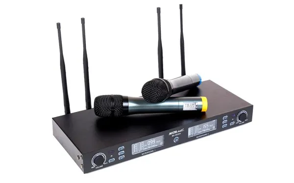Безжичен микрофон Master Audio BE5035H, Двоен