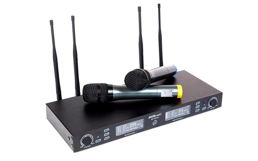 Безжичен микрофон Master Audio BE5035H, Двоен