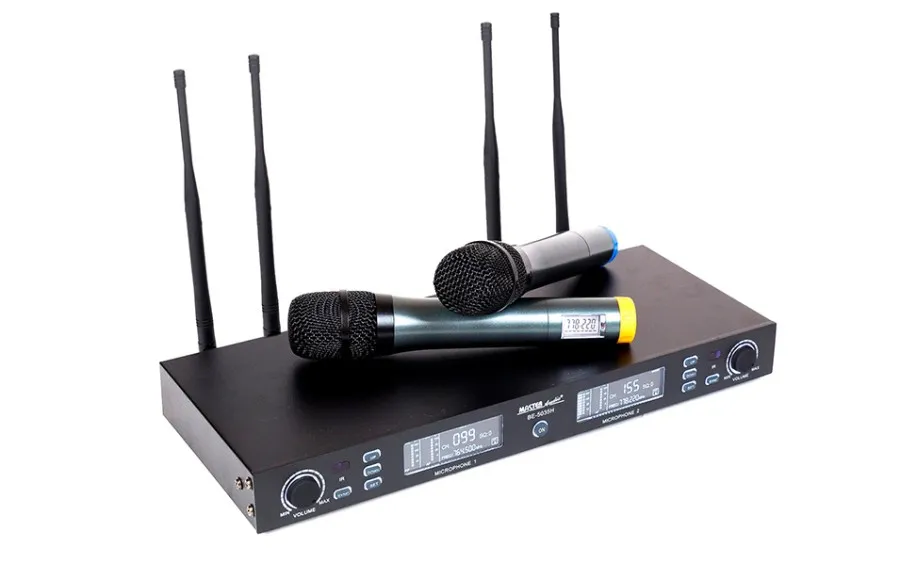Безжичен микрофон Master Audio BE5035H, Двоен