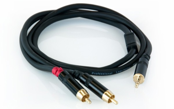 s.Cab PAC351, 2x RCA / 3.5mm TRS, 1m