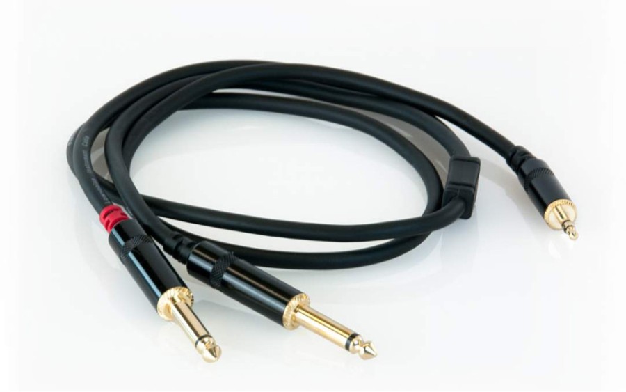 s.Cab PAC381, 2x 6.3mm / 3.5mm TRS, 1m