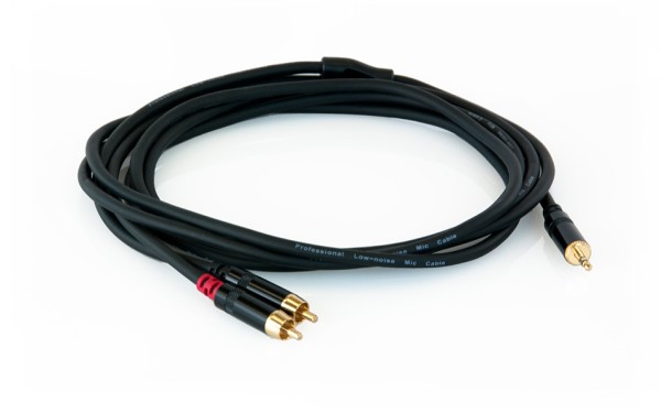 s.Cab PAC351-3, 2x RCA / 3.5mm TRS, 3m