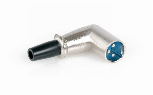 Конектор Master Audio XLR-M3, Мъжки XLR, Г-образен