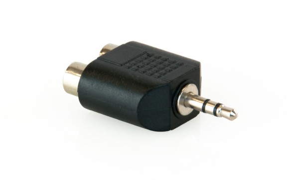 Master Audio HY1745, адаптер 2x RCA / 3.5mm TRS