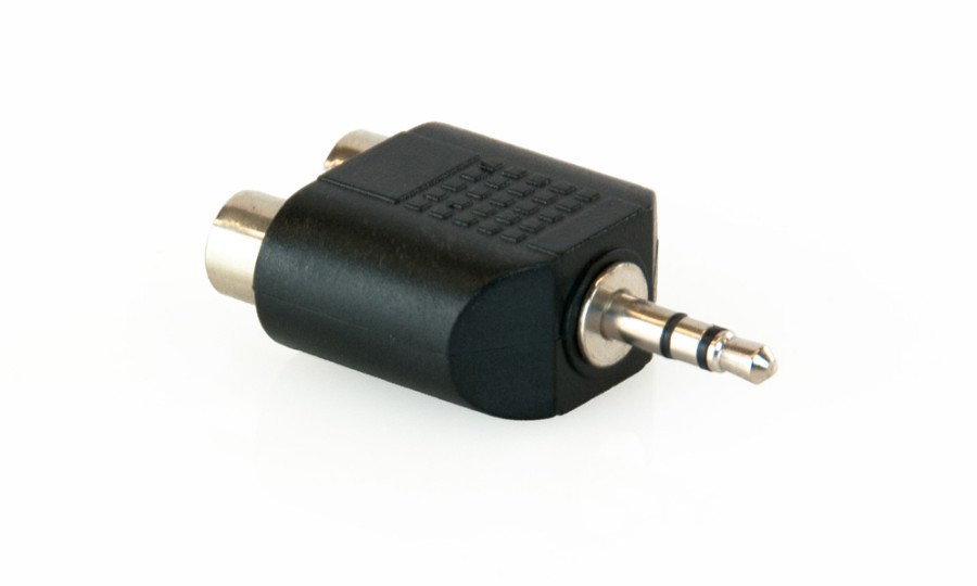 Master Audio HY1745, адаптер 2x RCA / 3.5mm TRS