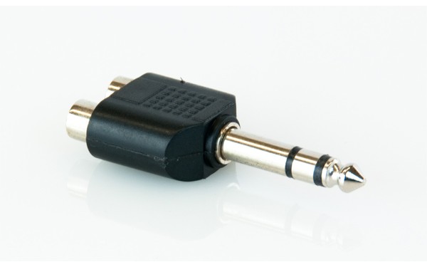 Master Audio HY1751, адаптер 2x RCA / 6.3mm TRS