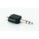 Master Audio HY1751, адаптер 2x RCA / 6.3mm TRS