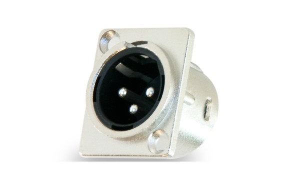 Конектор Master Audio HY4830, Монтажен XLR, Мъжки
