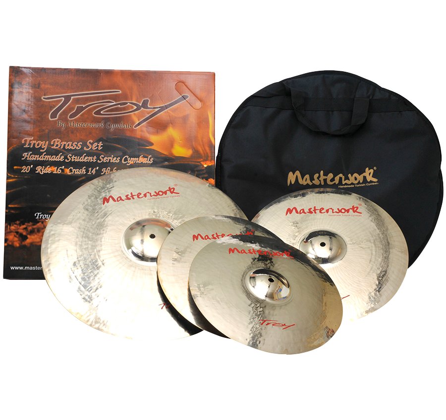 Masterwork TROY SET 14"HH 16"C 20"R with box and bag