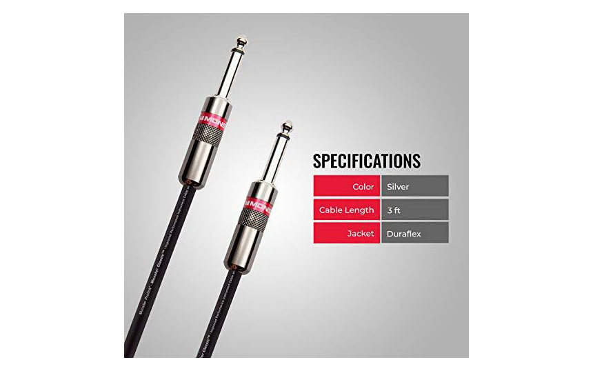Monster Classic 1/4" 12ft - инструментален кабел - 3.6м