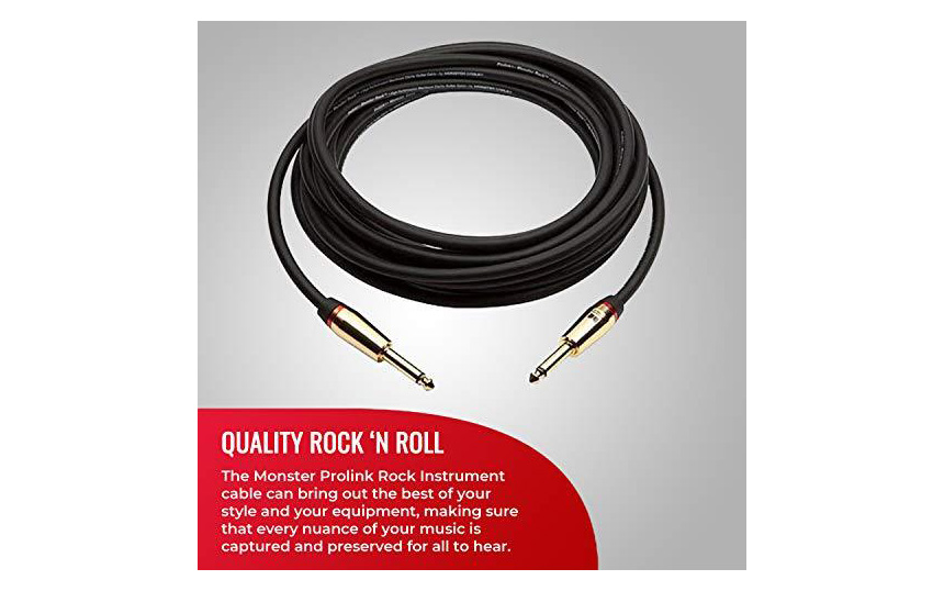 Monster Rock 1/4" 12ft - инструментален кабел - 3.6м