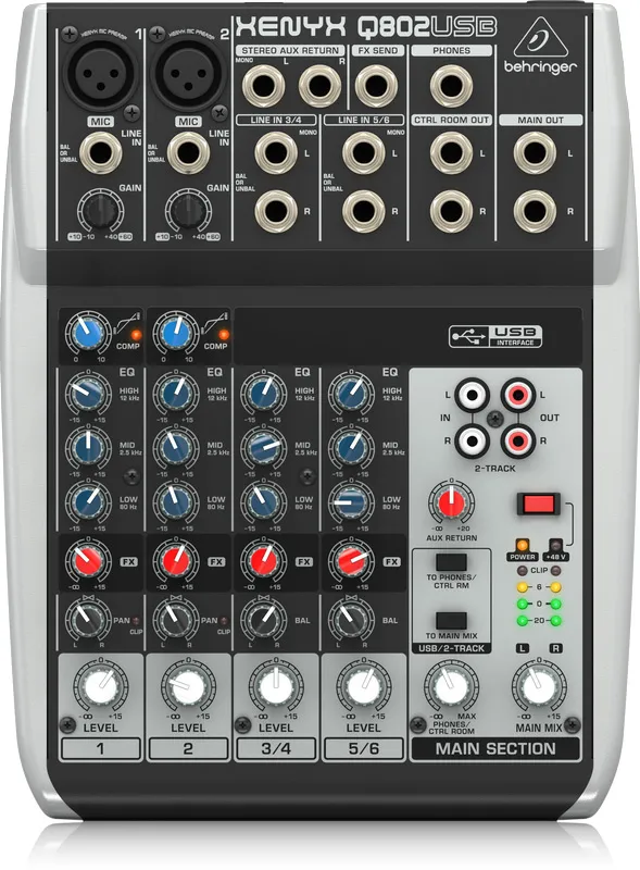 BEHRINGER Xenyx Q802 USB