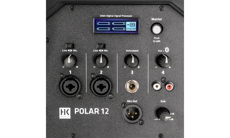 HK Audio Polar 12, Активна система за озвучаване, 12", 2000W, 127dB